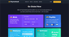 Desktop Screenshot of paymentwall.com