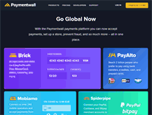 Tablet Screenshot of paymentwall.com